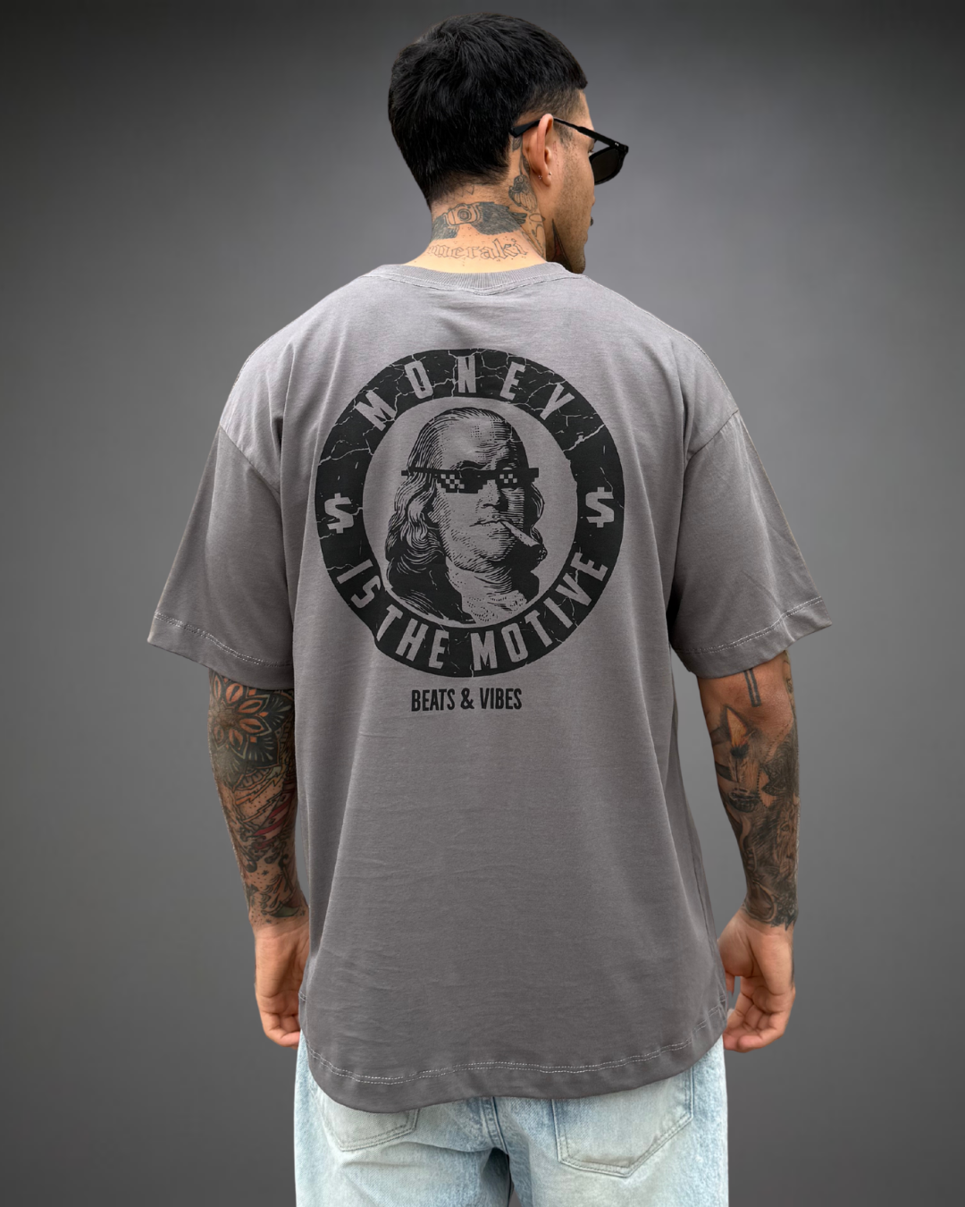 Polo Hombre Oversize True Motive - Gris