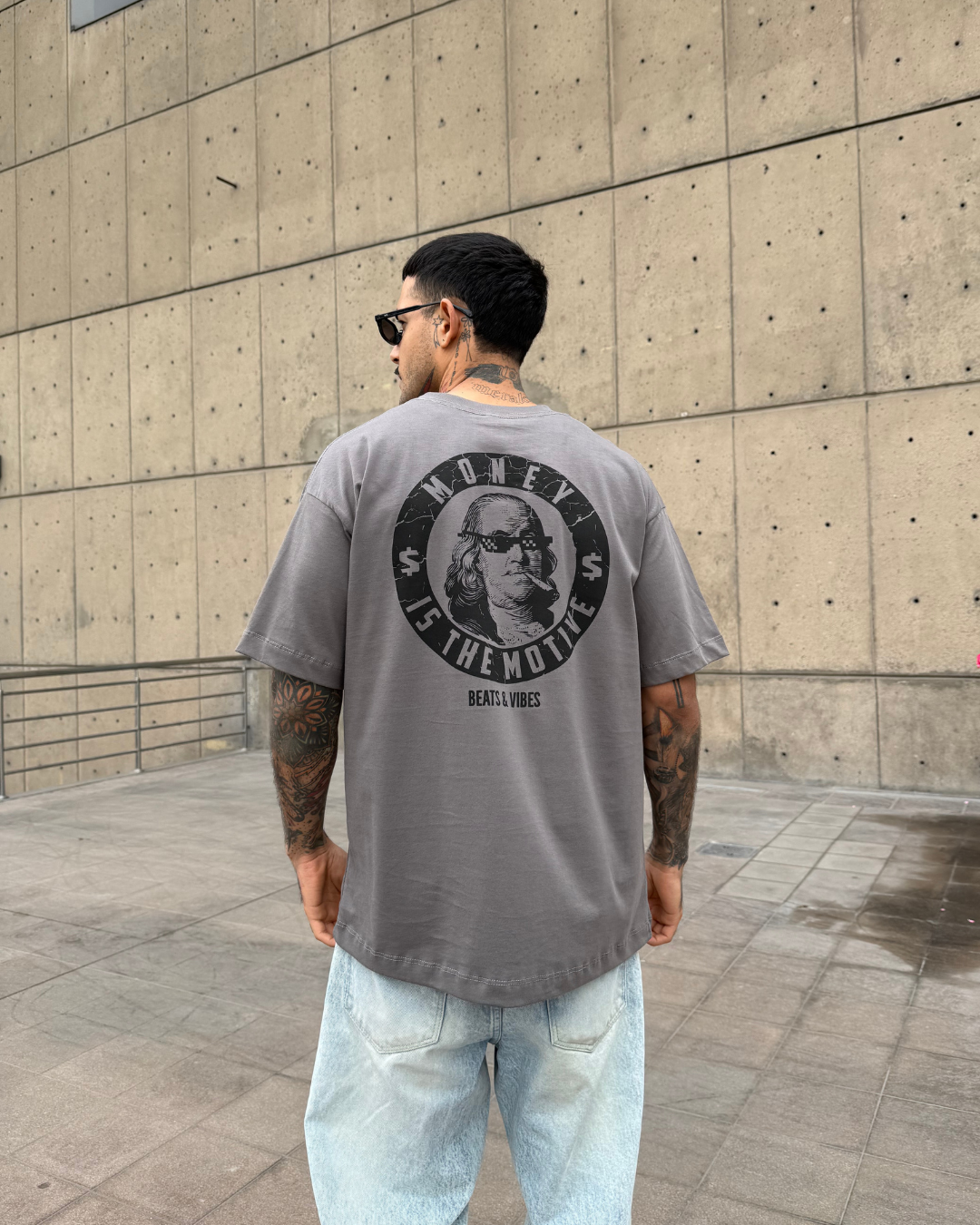 Polo Hombre Oversize True Motive - Gris