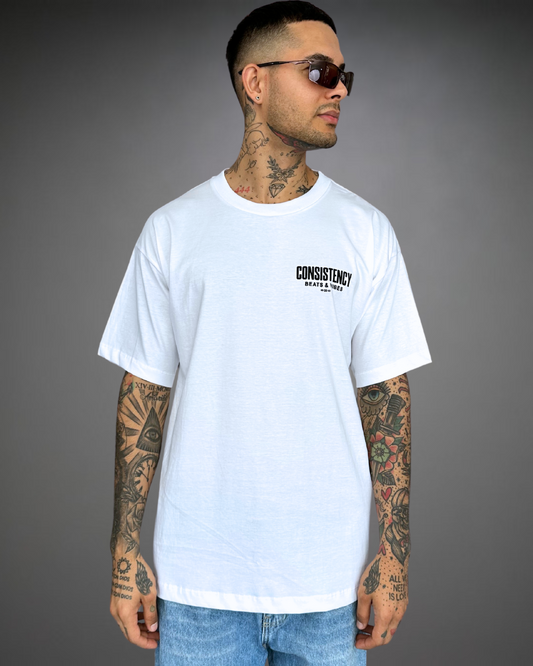 Polo Hombre Oversize Consistency - Blanco