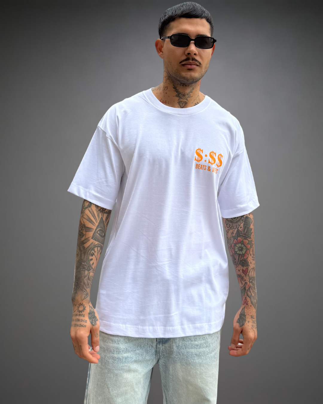 Polo Hombre Oversize True Motive - Blanco