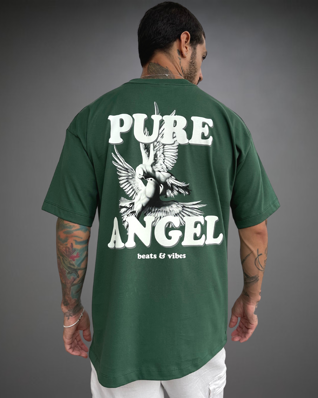 Polo Hombre Oversize Pure Angel - Verde
