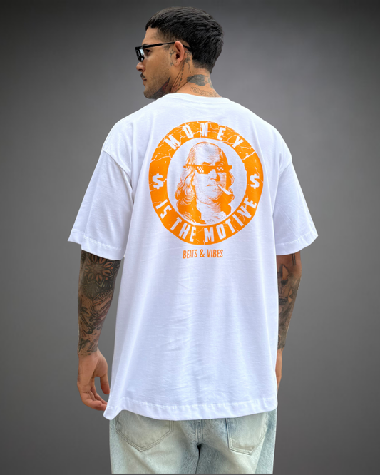 Polo Hombre Oversize True Motive - Blanco