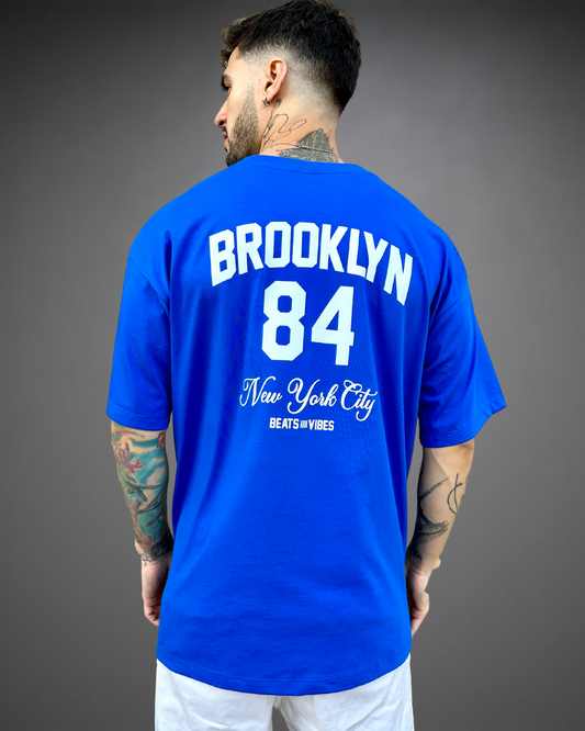 Polo Hombre Oversize Brooklyn  - Azul