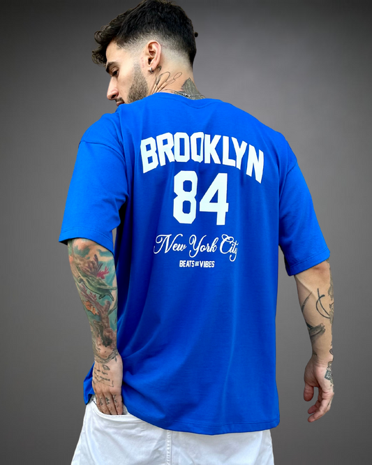 Polo Hombre Oversize Brooklyn  - Azul