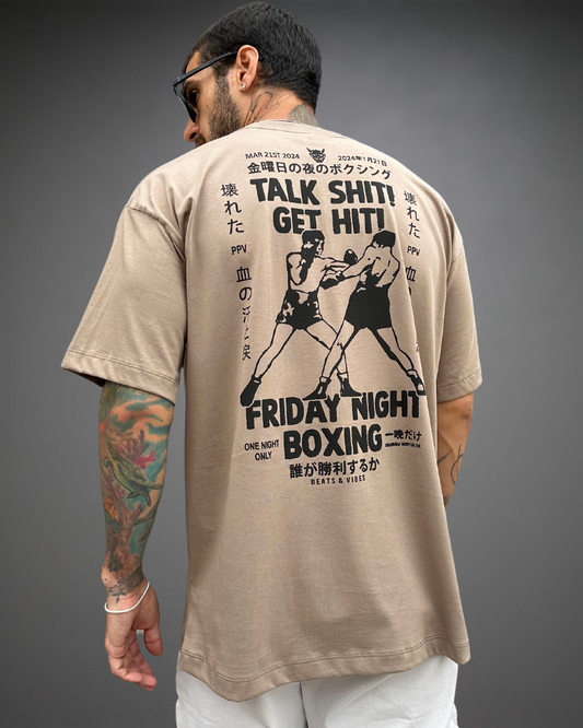 Polo Hombre Oversize Get Hit Boxing - Arena