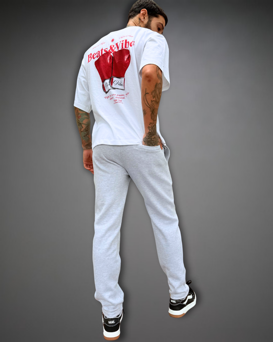 Jogger Recto Hombre Straight Beats  Everyday - Gris