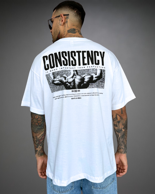Polo Hombre Oversize Consistency - Blanco
