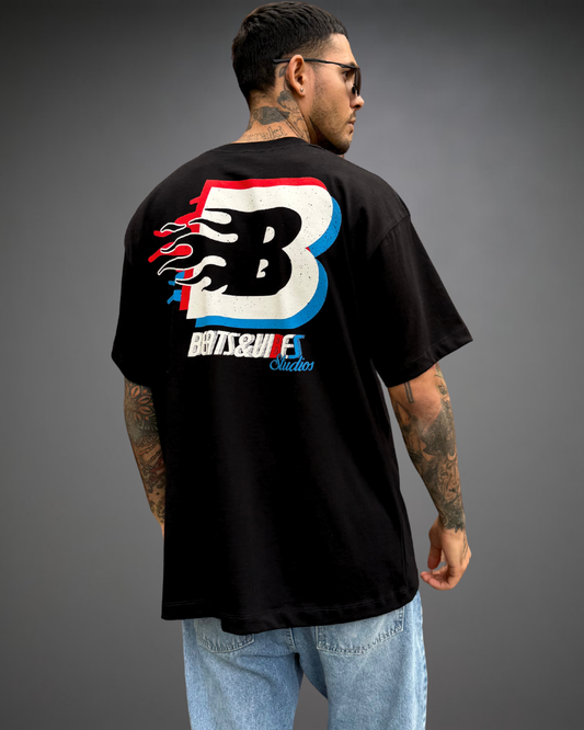 Polo Hombre Oversize F1 Team Beats - Negro