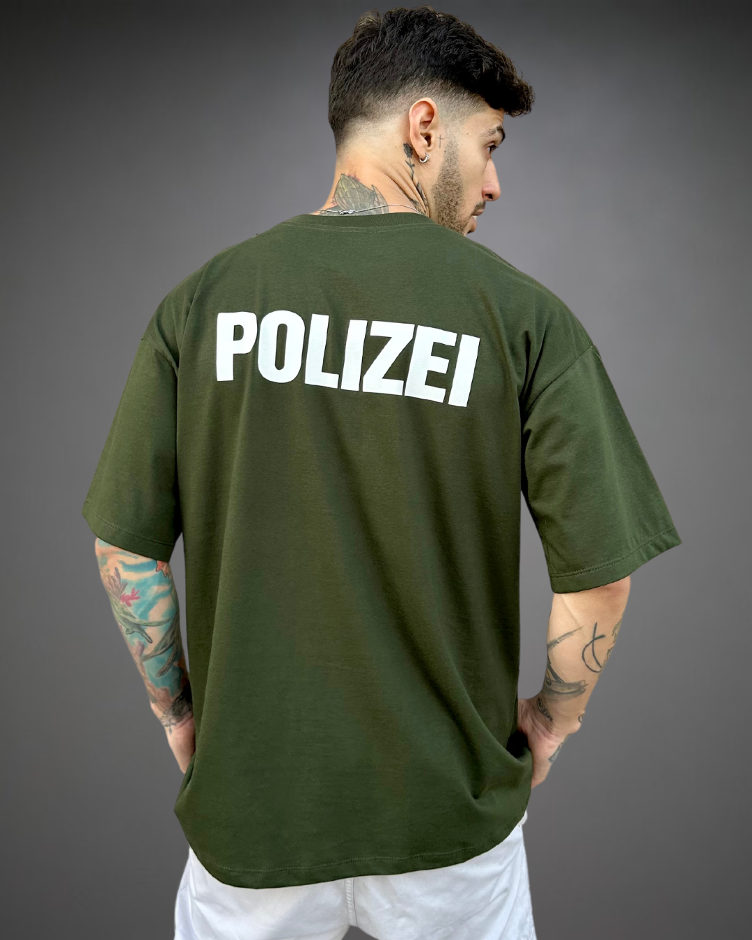 Polo Hombre Oversize Deutsche POLIZEI - Verde 2