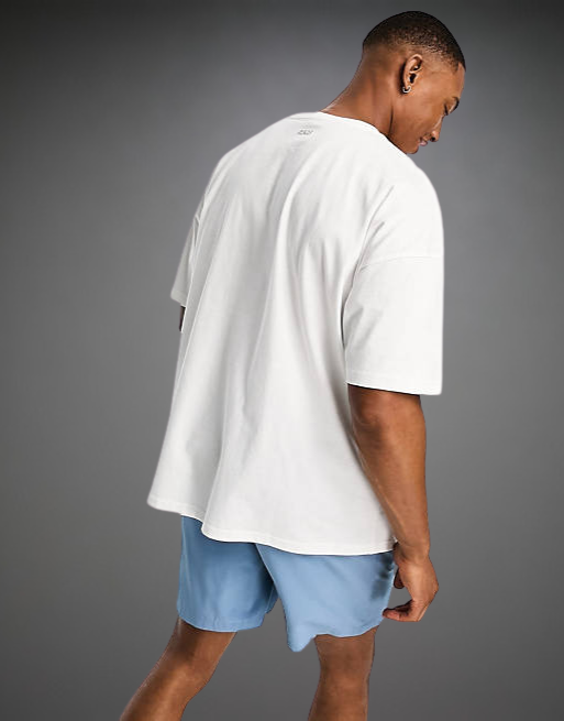 Polo Hombre Oversize - Blanco