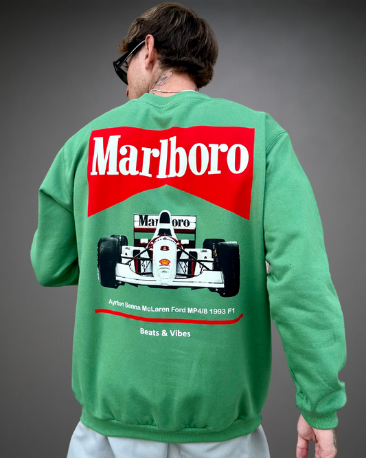 Polera Hombre Oversize F1 Marlboro - Verde
