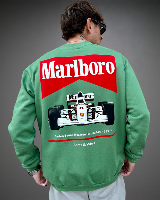 Polera Hombre Oversize F1 Marlboro - Verde