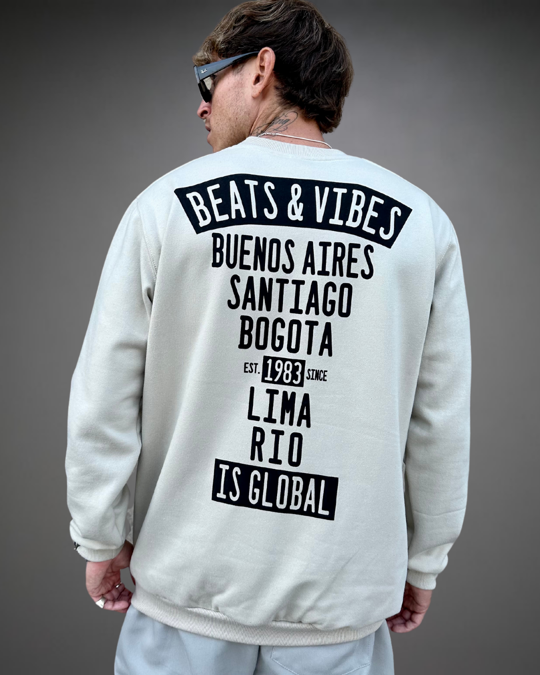 Polera Hombre Oversize Beats iS  Global - Arena