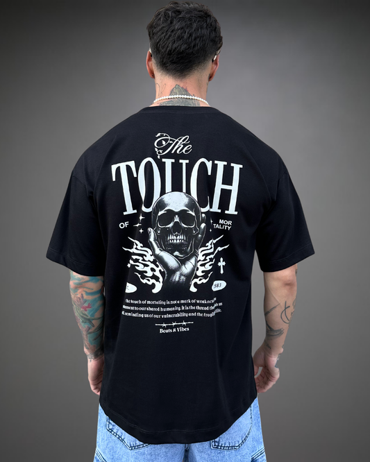 Polo Hombre Oversize The Touch - Negro