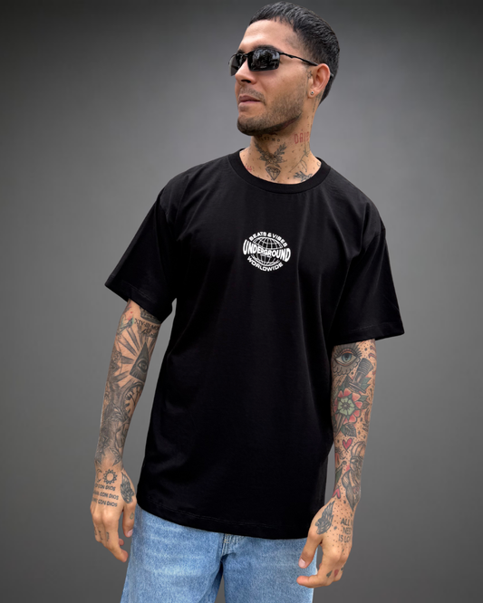 Polo Hombre Oversize Underground 4.0 - Negro