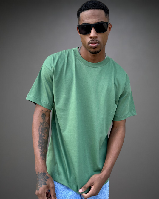 Polo Hombre Oversize - Verde Olivo