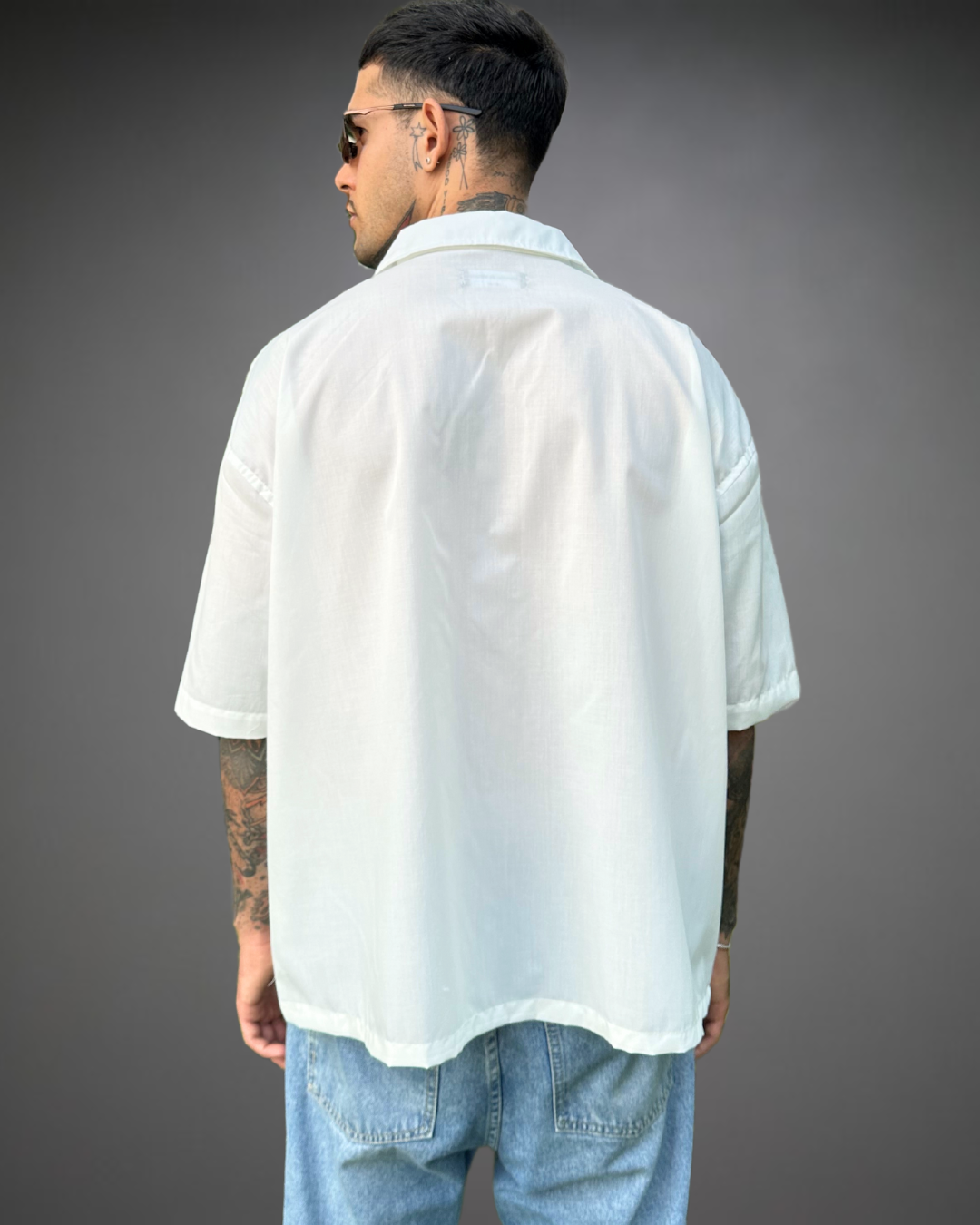 Camisa Hombre Oversize BERLIN - Off  White 2