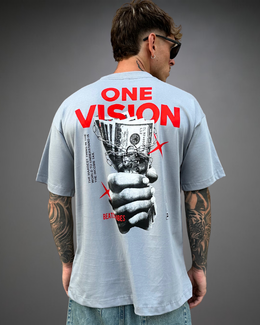 Polo Hombre Oversize One Vision - Plata