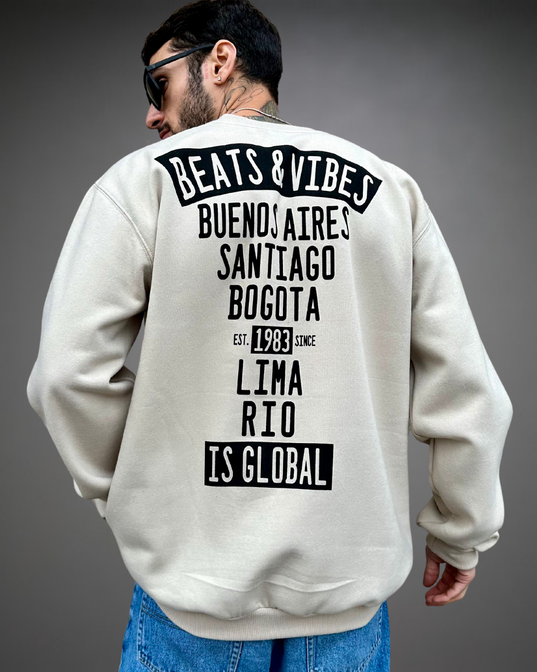 Polera Hombre Oversize Beats iS  Global - Arena