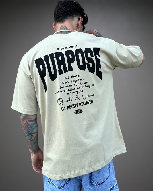 Polo Hombre Oversize PURPOSE - Arena