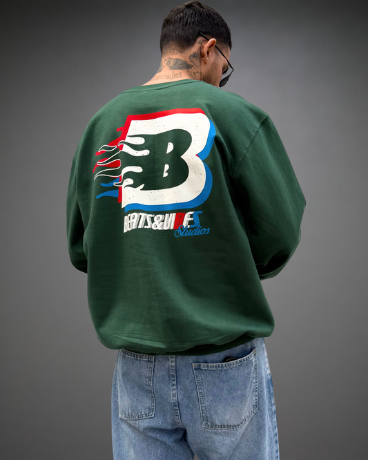 Polera Hombre Oversize F1 Team Beats - Verde
