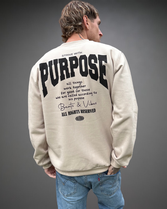 Polera Hombre Oversize PURPOSE - Arena