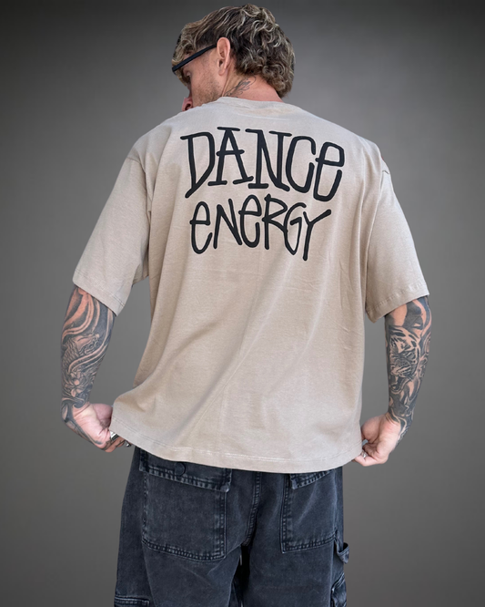 Polo Hombre Boxy Fit Energy Dance - Arena Oscuro