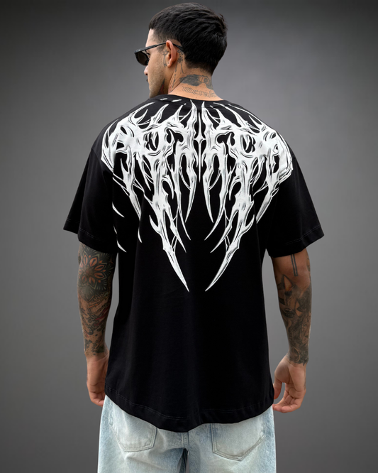 Polo Hombre Oversize True Tribal - Negro