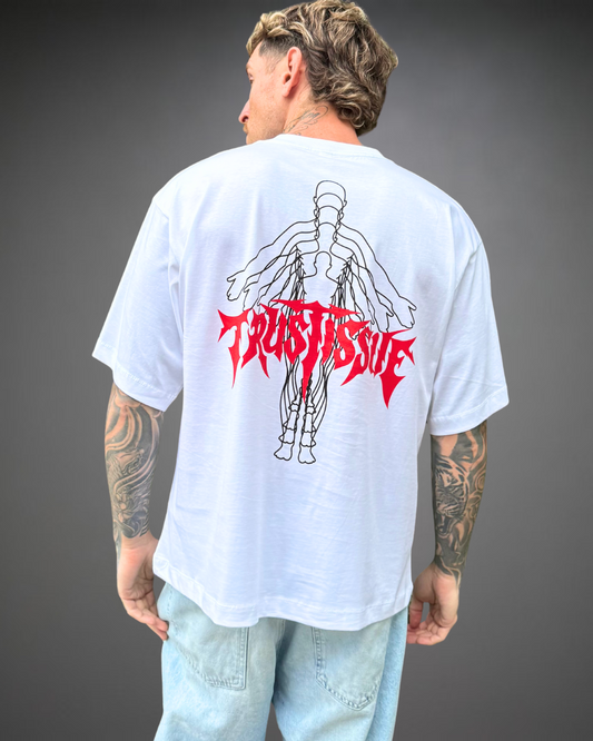 Polo Hombre Boxy Fit Trust Isue - Blanco