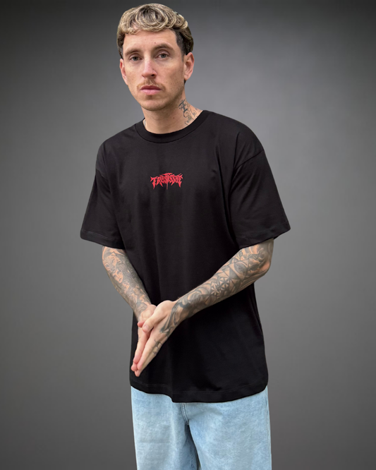 Polo Hombre Oversize Trust Issue - Negro