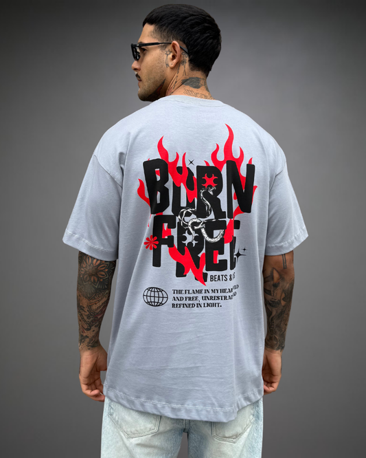 Polo Hombre Oversize Born Free - Plata