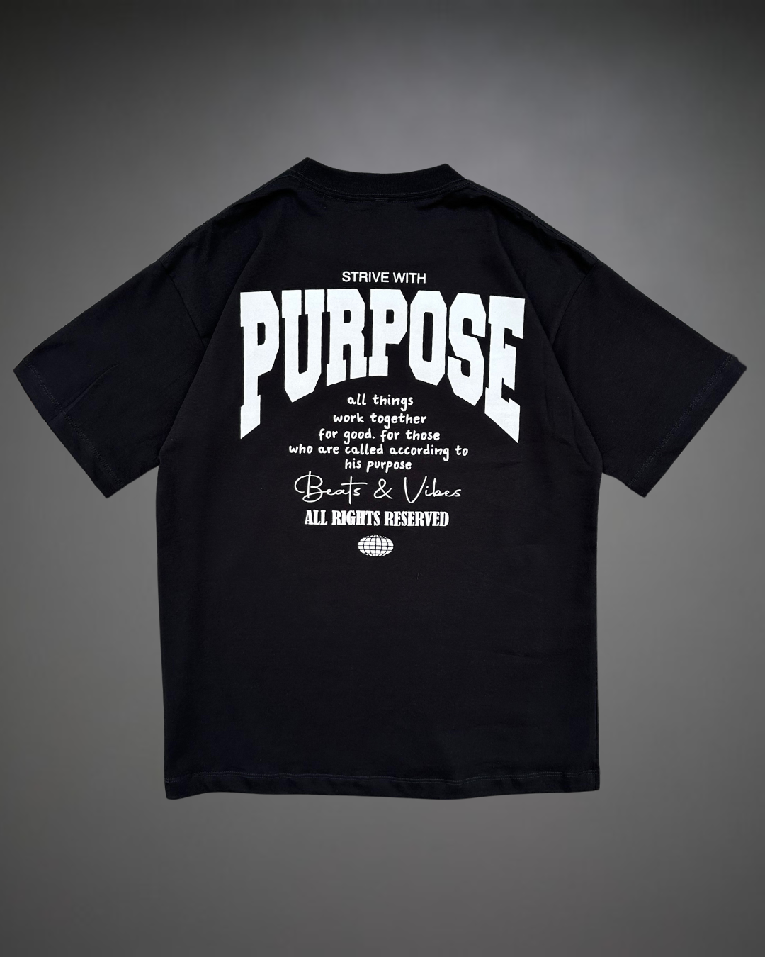 Polo Hombre Oversize Purpose - Negro