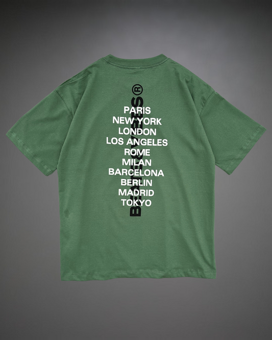 Polo Hombre Oversize Beas iS Global - Verde