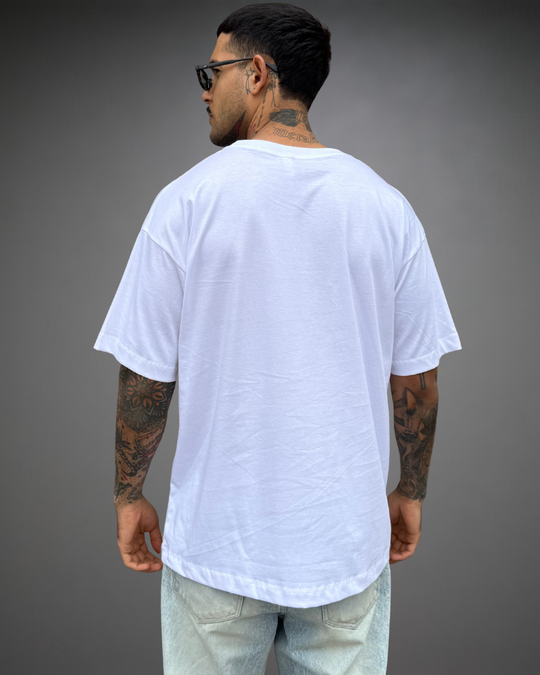 Polo Hombre Oversize Sex Machine - Blanco