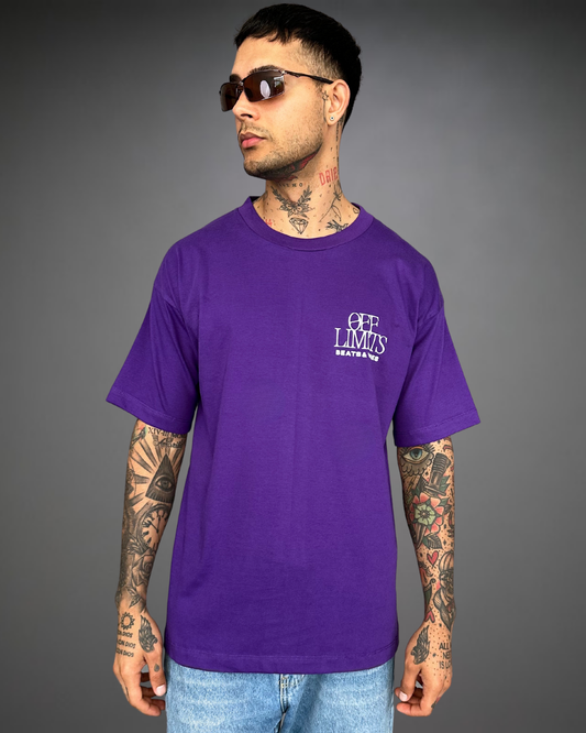 Polo Hombre Oversize OFF Limits - Morado