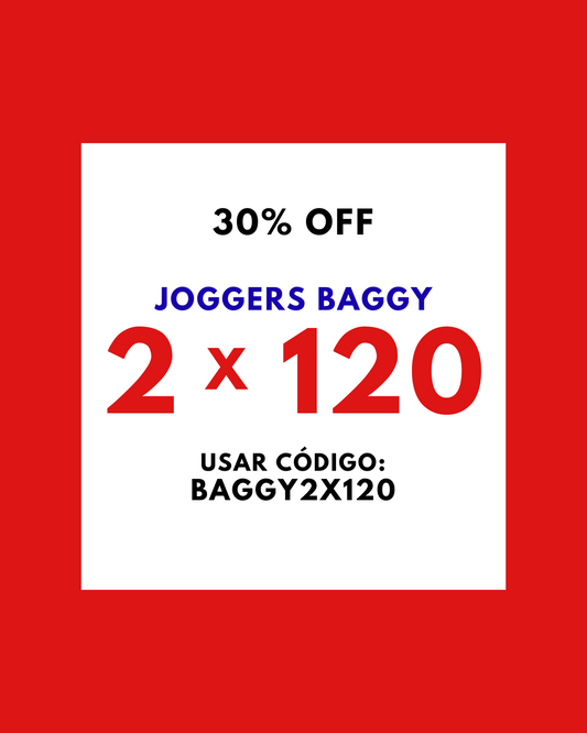 JOGGERS BAGGY 2 X S/.120