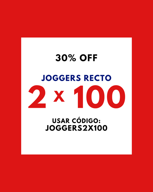 JOGGERS RECTO 2 X S/.100