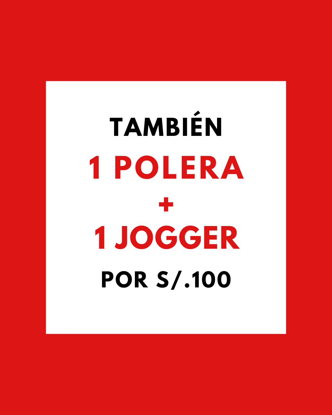 POLERA + JOGGER