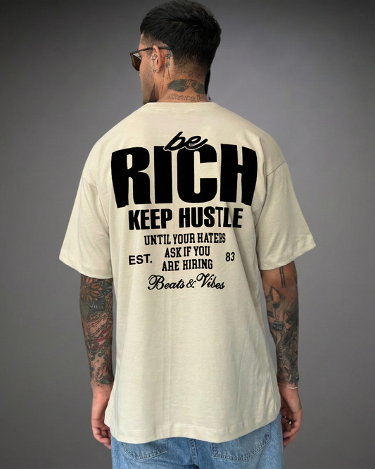 Polo Hombre Oversize Be Rich - Arena