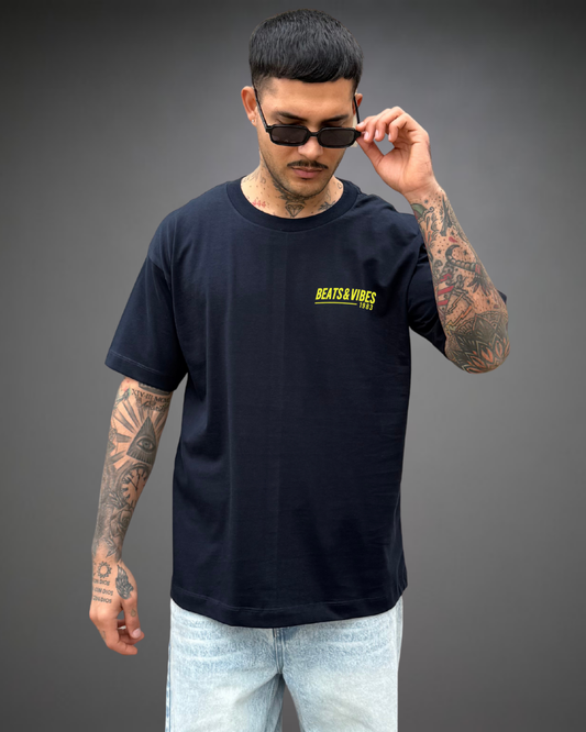 Polo Hombre Oversize Energy Dance - Azul Noche