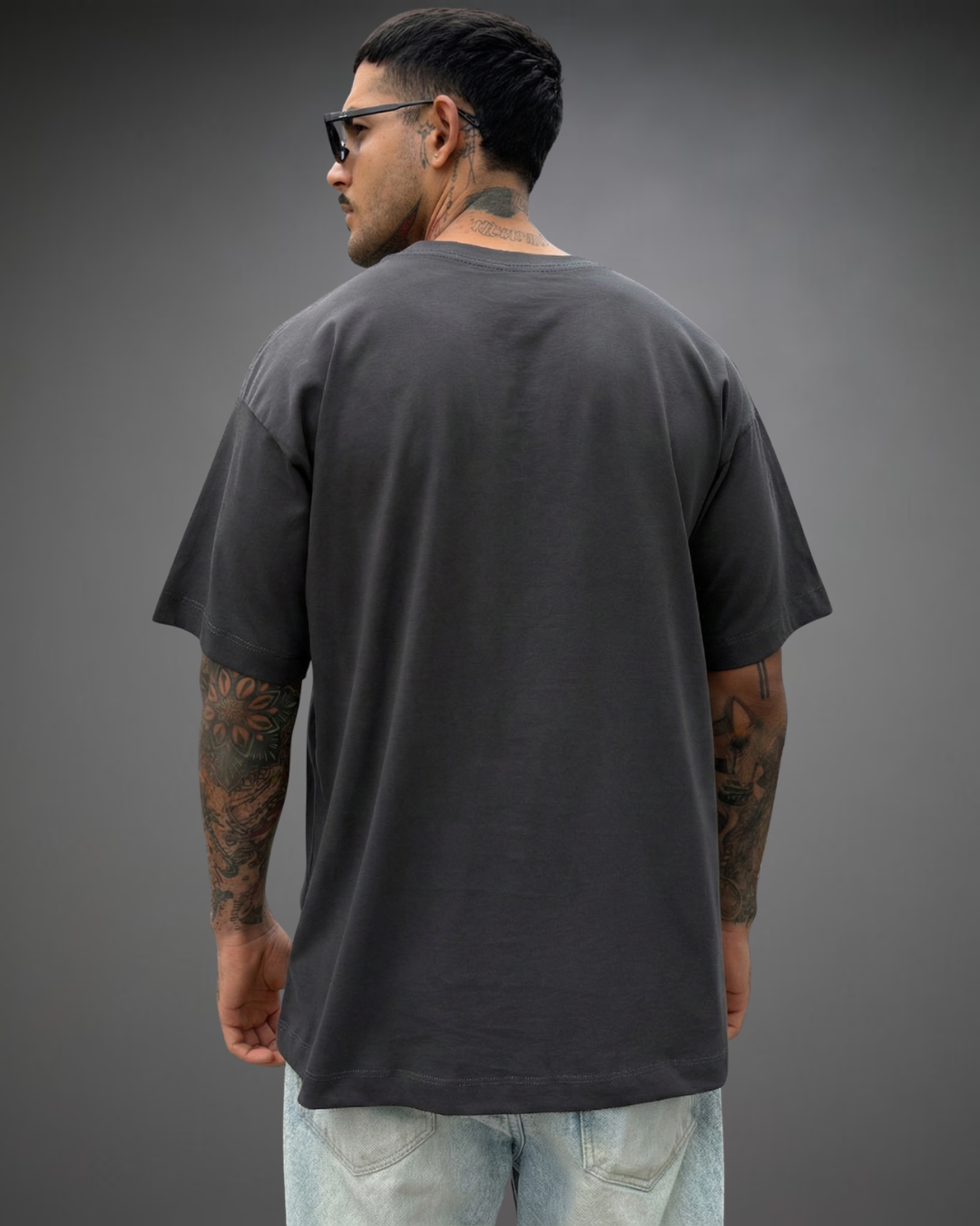 Polo Hombre Oversize Beats Terrier - Plomo