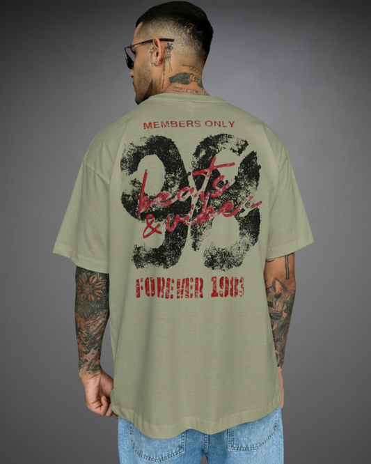 Polo Hombre Oversize Beats 98 - Verde O.