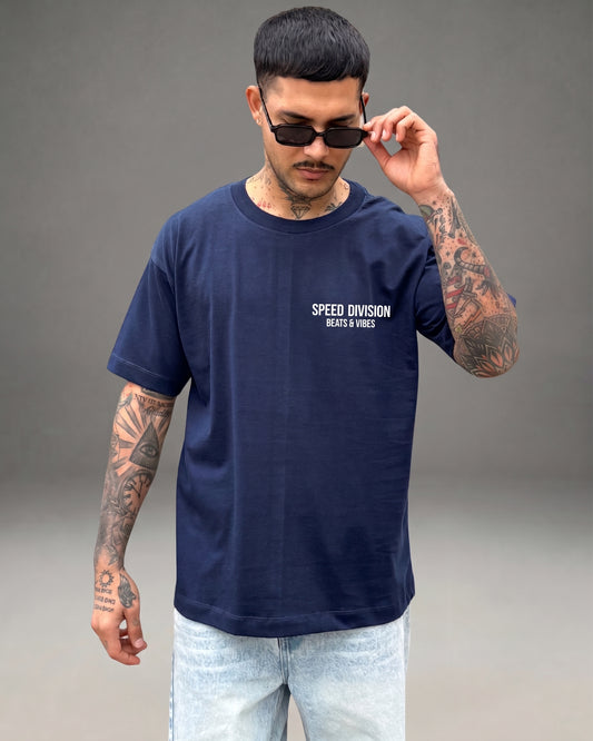 Polo Hombre Oversize Play Boy Speed Division - Azul