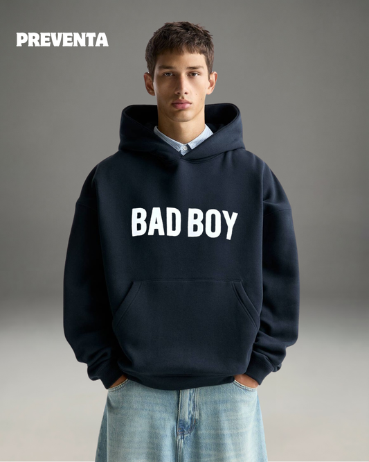 Hoodie Oversize Hombre BAD BOY - Azul Noche