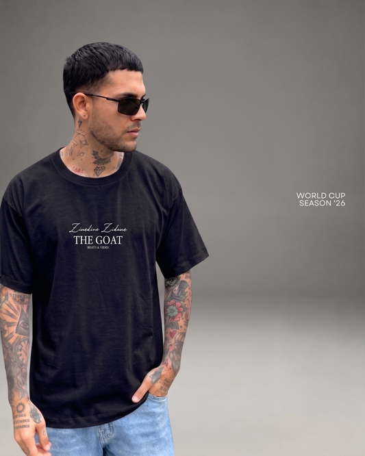 Polo Hombre Oversize ICONS Zizou - Negro