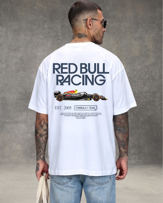 Polo Hombre Oversize RB Racing - Blanco