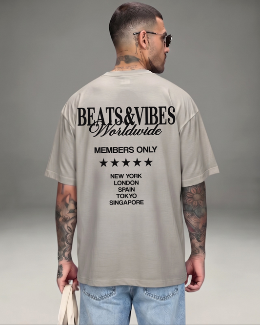 Polo Hombre Oversize BNV Worldwide - Gris