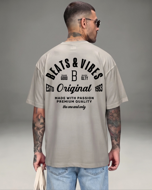 Polo Hombre Oversize Beats Originals 2.0 - Gris