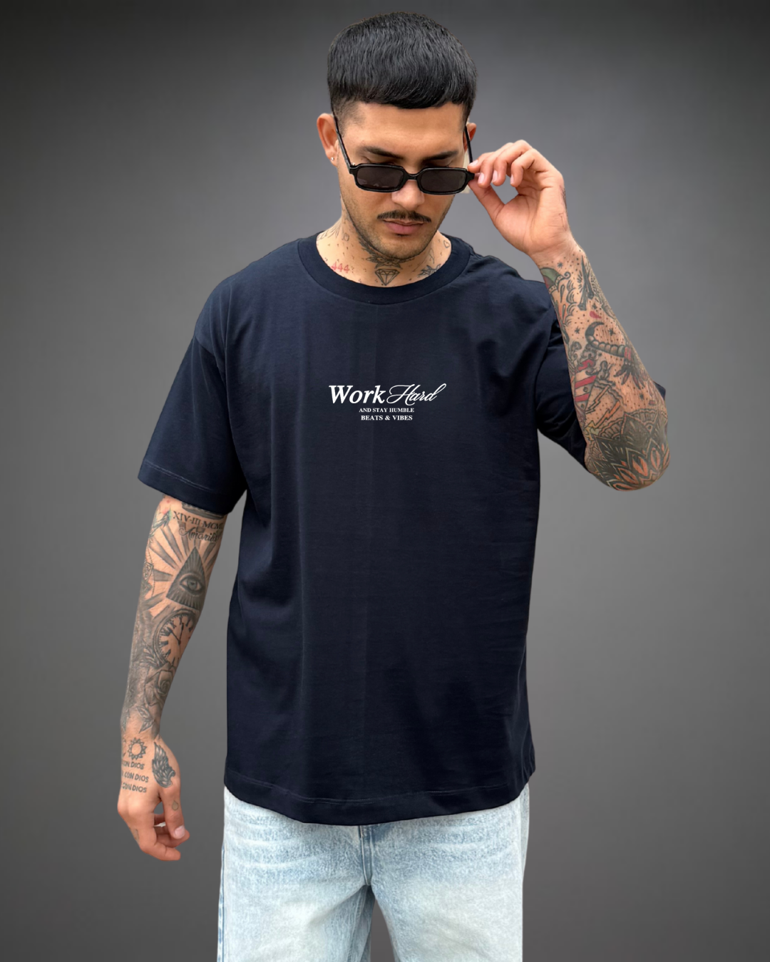 Polo Hombre Oversize Porsche Old Money - Azul Noche