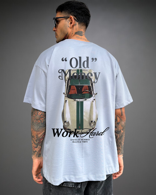 Polo Hombre Oversize Old Money - Plata
